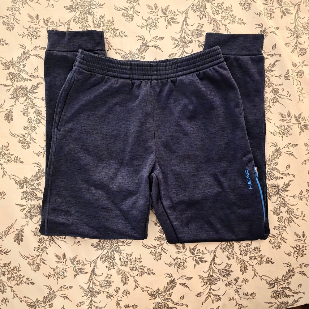 Head Blue Sweatpants Relaxed Fit Joggers